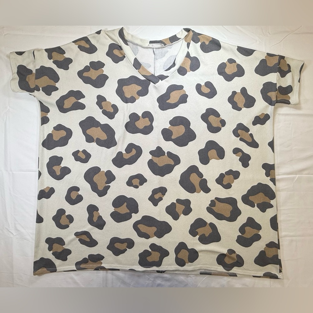 Leopard Print Women's‎ Tunic Top